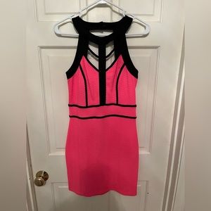 Bright Pink Charlotte Russe dress!